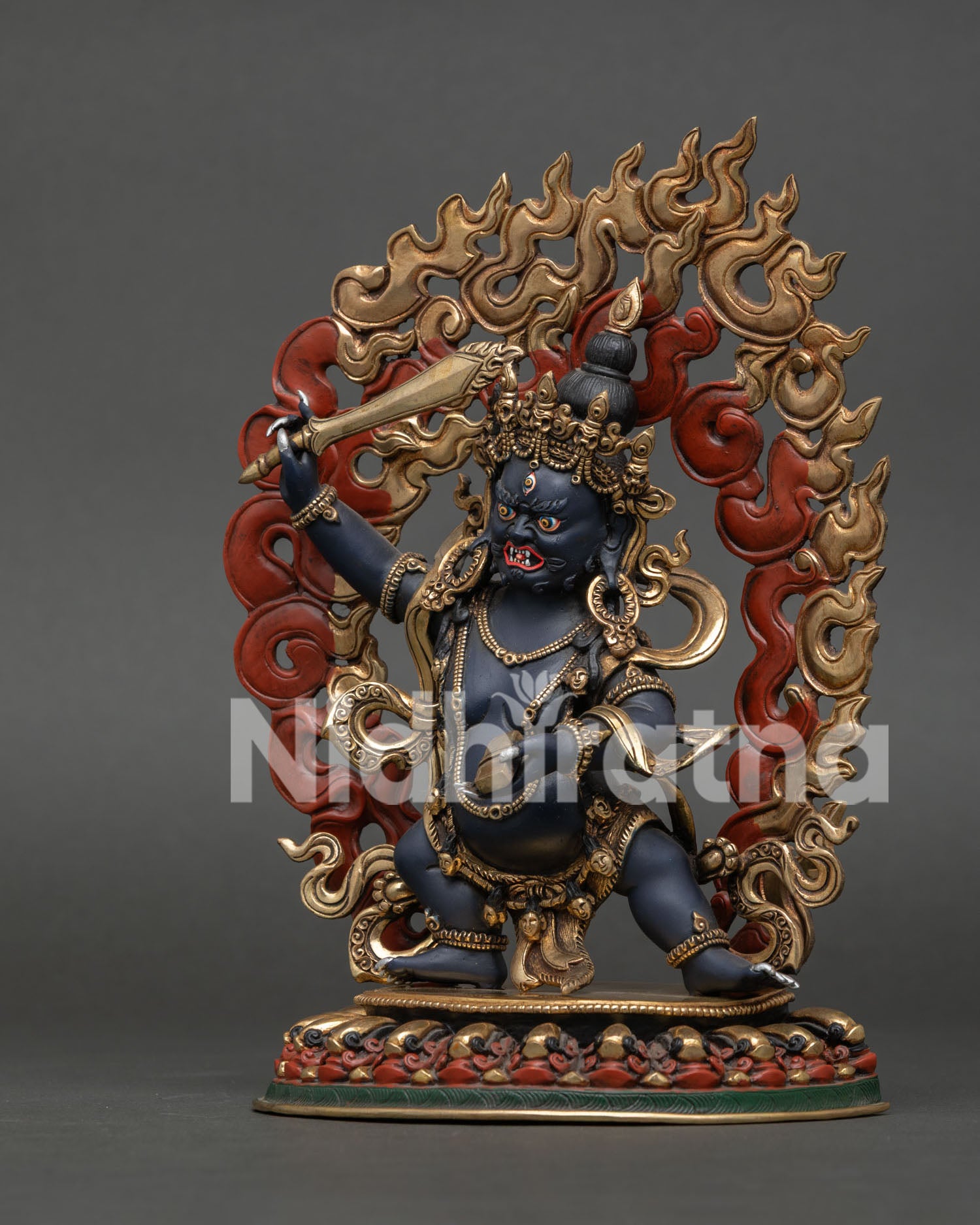 Black Manjushri Statue