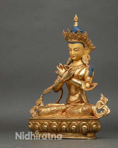 Sacred Vajradhara Statue - Fine Himalayan Spiritual Artwork
