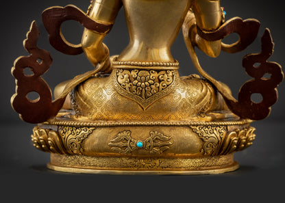 Spiritual Purifier Vajrasattva Statue | Rare Masterpiece Dorje Sempa Sculpture