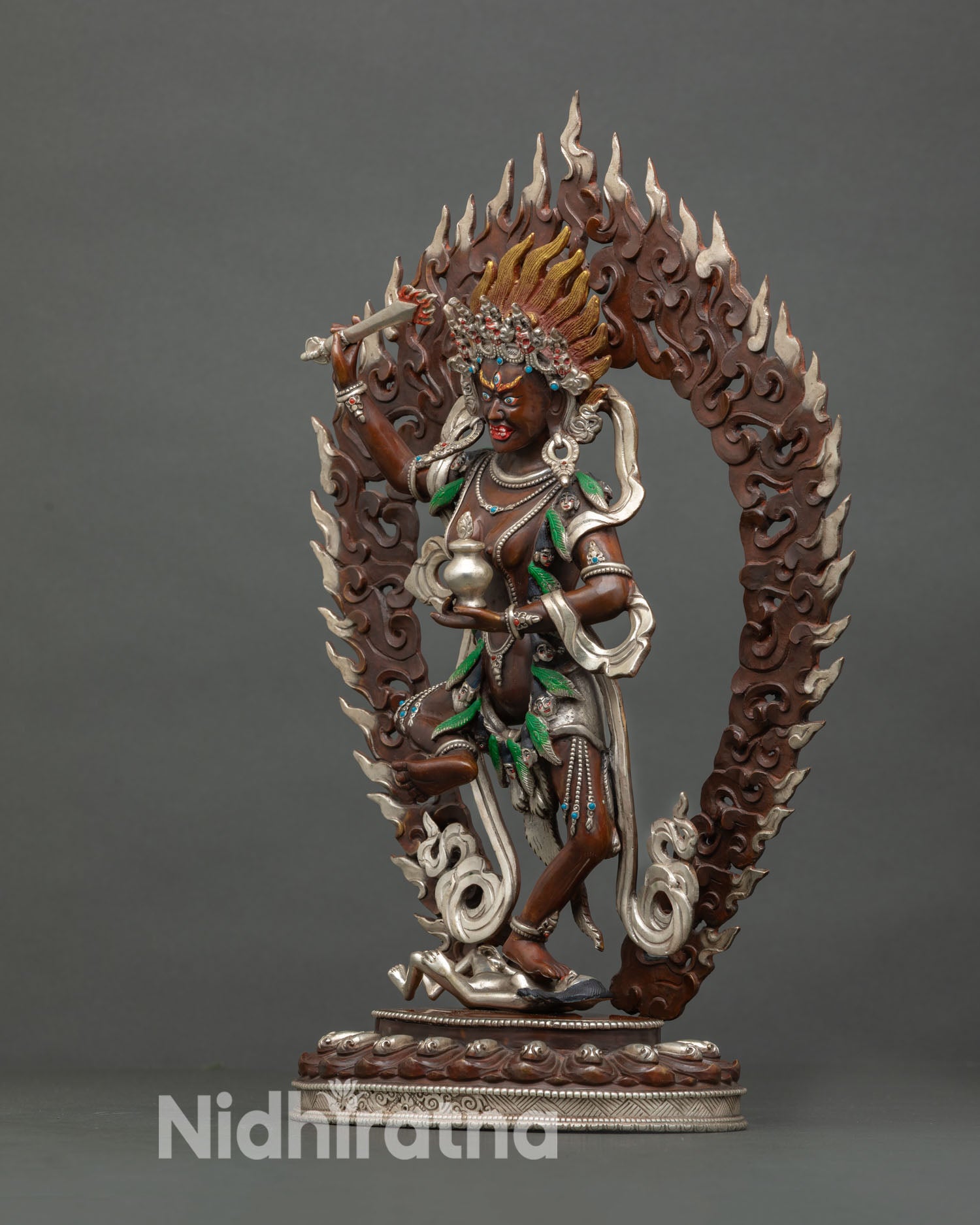 Yeshe Walmo Statue | Wrathful Female Dharma Protector Deity