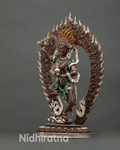 Yeshe Walmo Statue | Wrathful Female Dharma Protector Deity