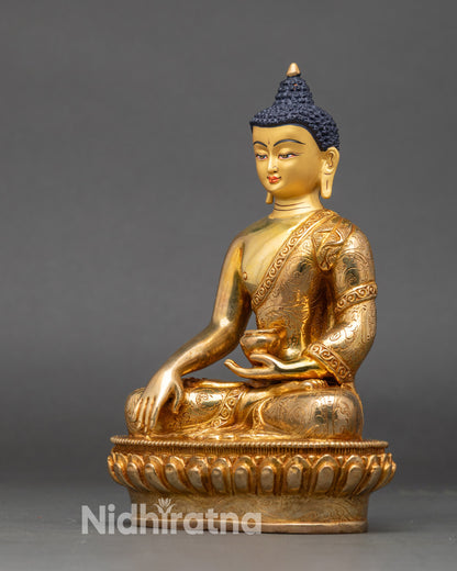 Shakyamuni Buddha Meditation Statue – Buddhist Spiritual Art