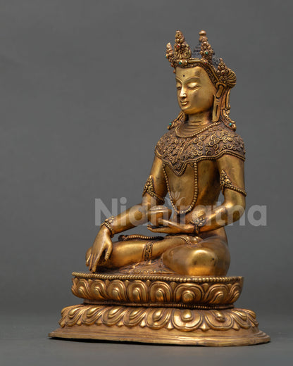 Crown Shakyamuni Buddha Statue