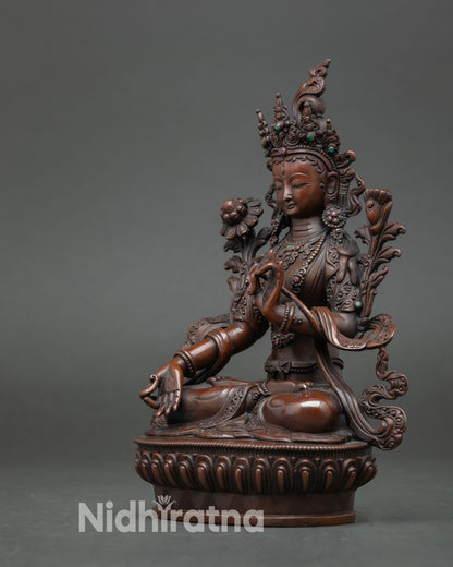 Three Long Life Deities Sculpture – Traditional Himalayan Art Set
