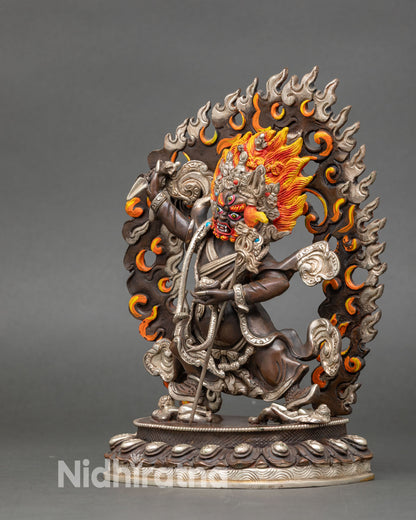 Mahakala Bernagchen Statue | Vajrayana Guardian Deity