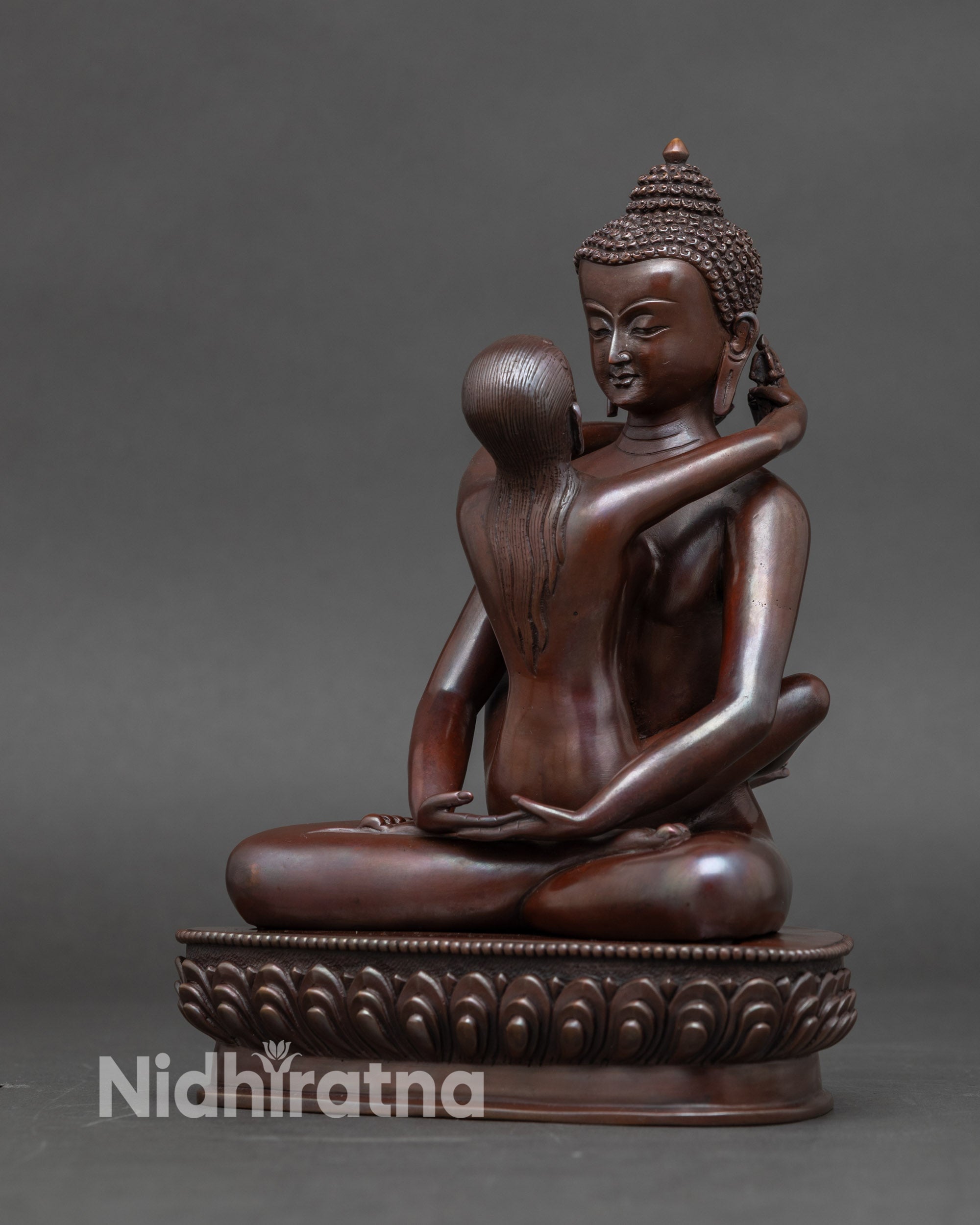 Samantabhadra Yab Yum Statue | Primordial Buddha Himalayan Sculpture