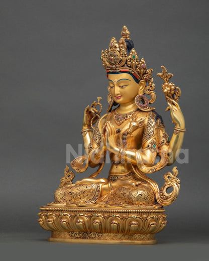 Six Bodhisattva Set – Tibetan Buddhist Statue Collection