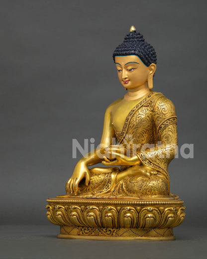 Handcrafted Shakyamuni Buddha Statue | Meditation Decor