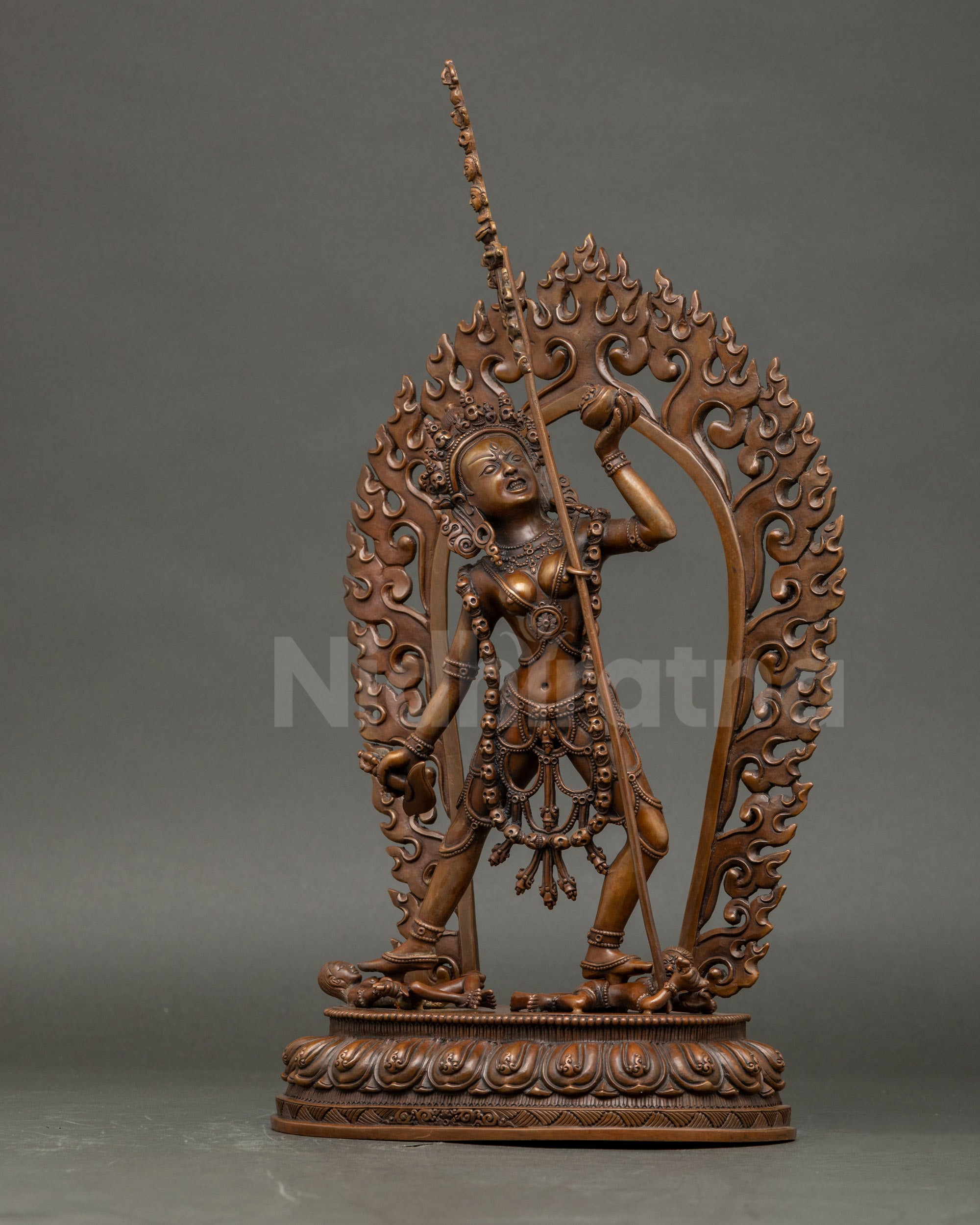 Oxidized Vajrayogini Dakini Sculpture for Spiritual Awakening