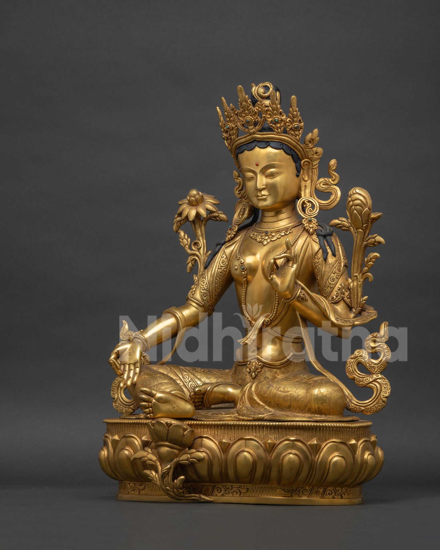 Green Tara Statue