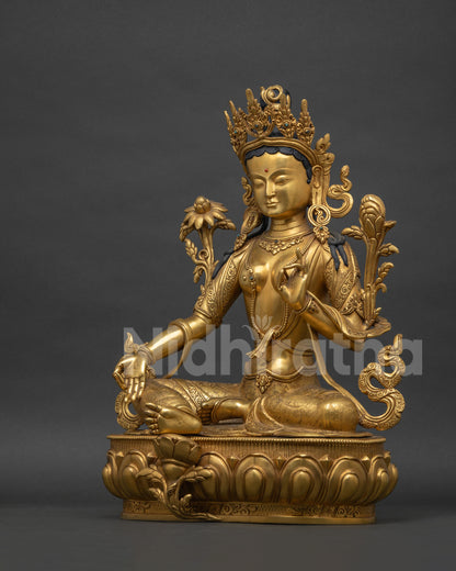 Green Tara Statue