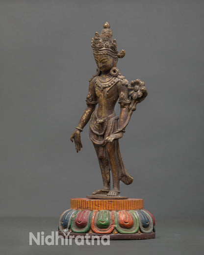 Padmapani Lokeshvara Statue - Traditional Buddhist Art