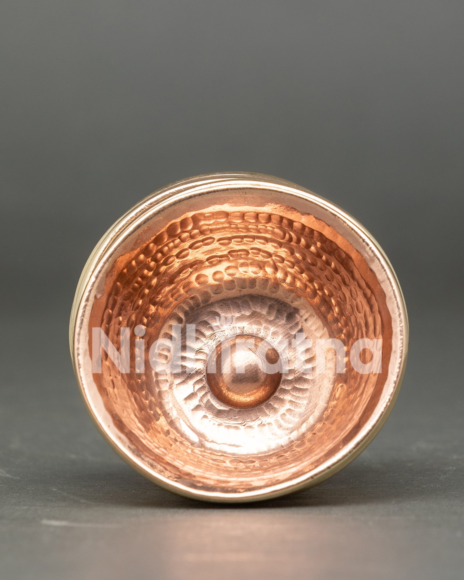 Copper Water Offering Bowl | Handcrafted Set for Sacred Rituals