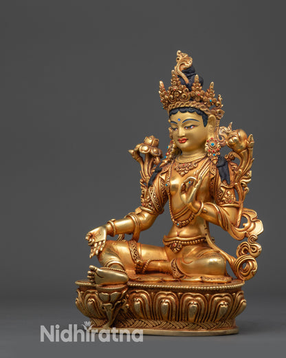Green Tara Statue