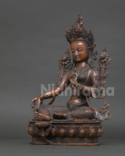 Green Tara Statue