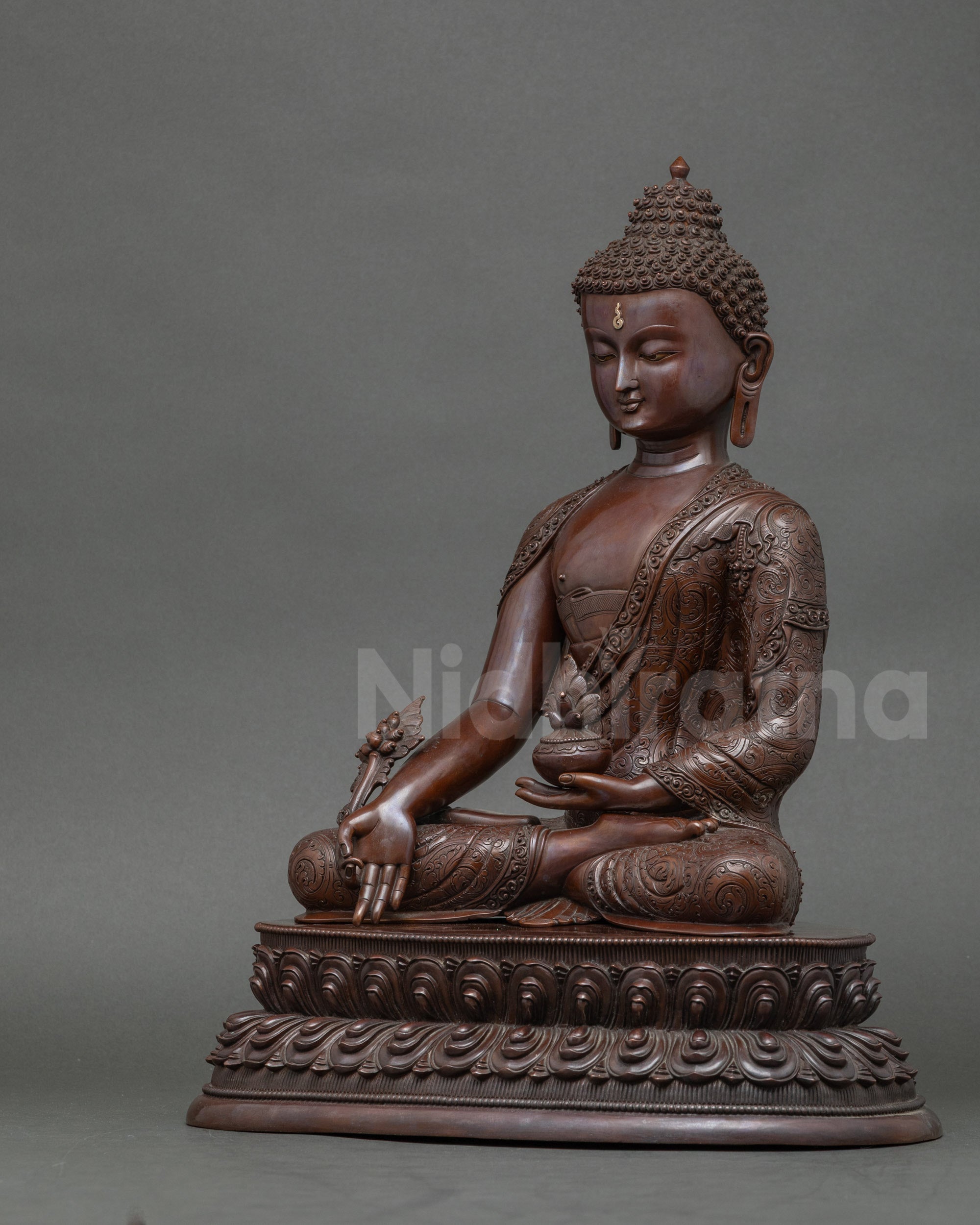Oxidized Buddha Trio Set Sculpture - Symbol of Peace and Serenity