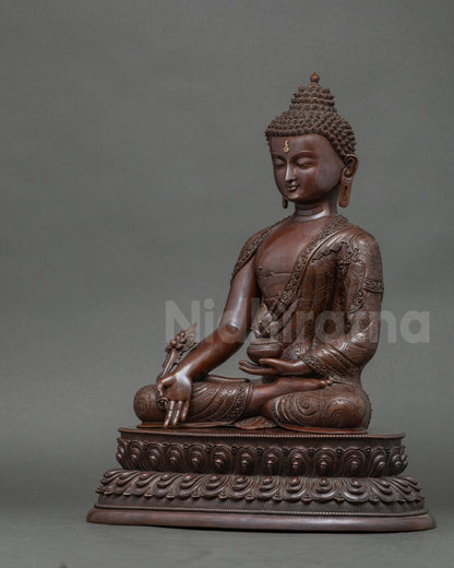 Oxidized Buddha Trio Set Sculpture - Symbol of Peace and Serenity