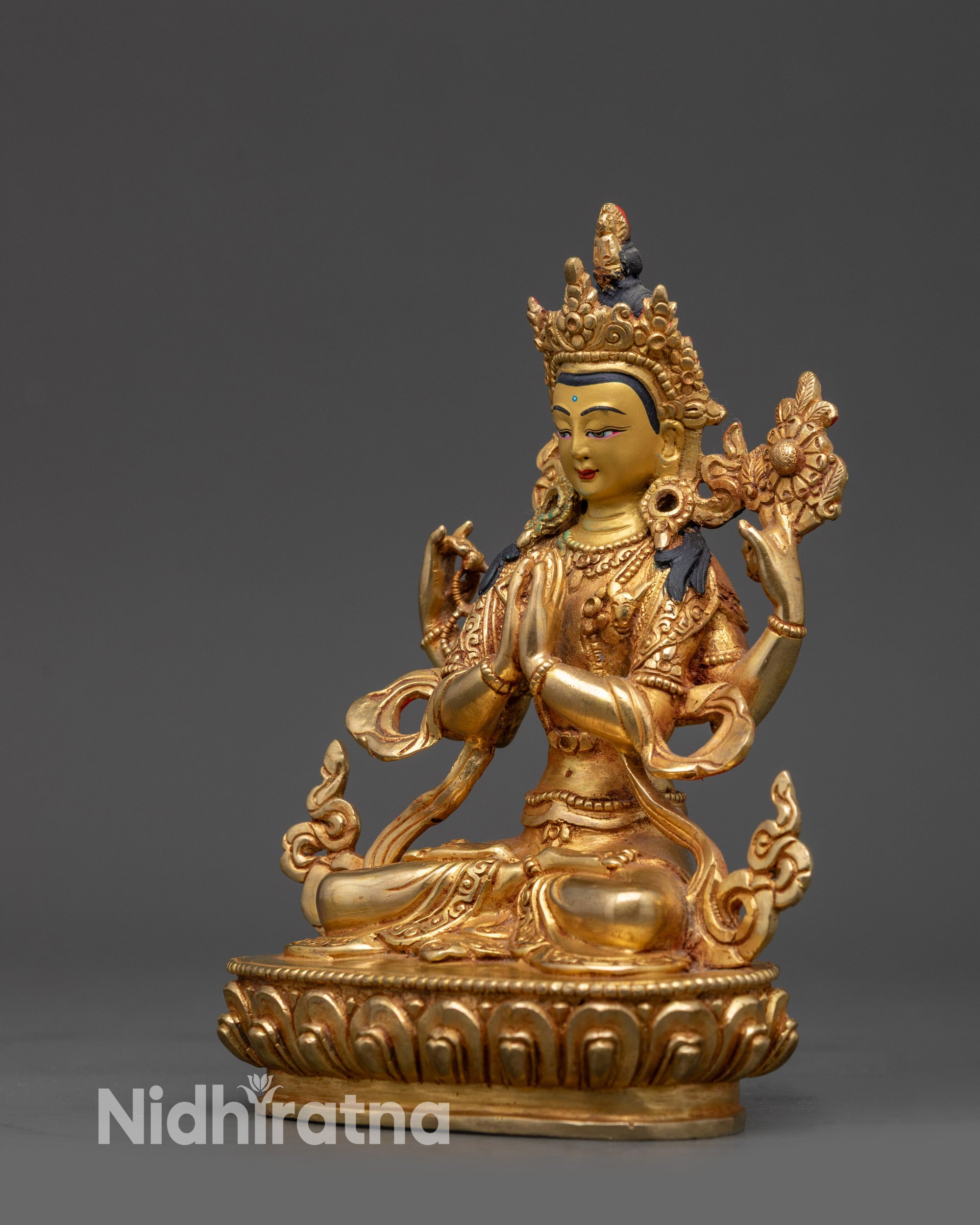 Handmade Chenrezig Statue | Elevate Your Meditation & Altar Space