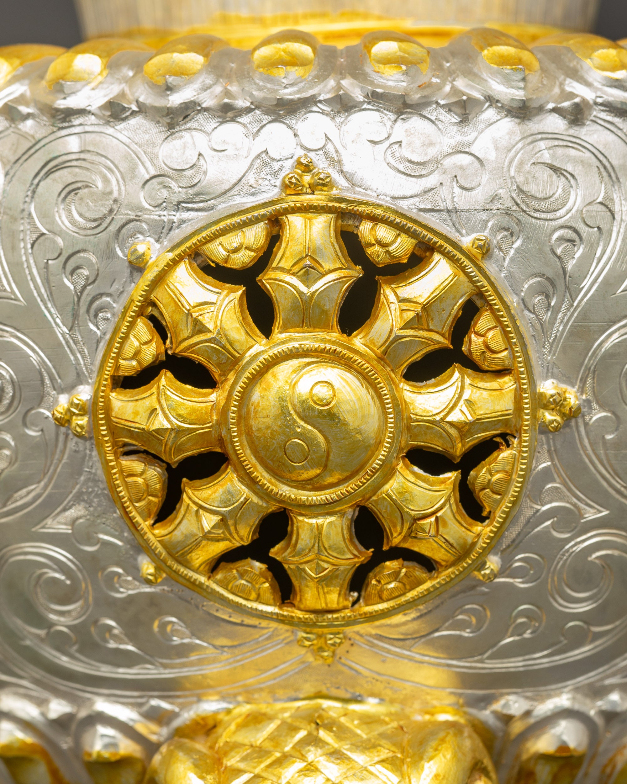 Tibetan Sangbour – Copper Incense Burner for Buddhist Rituals