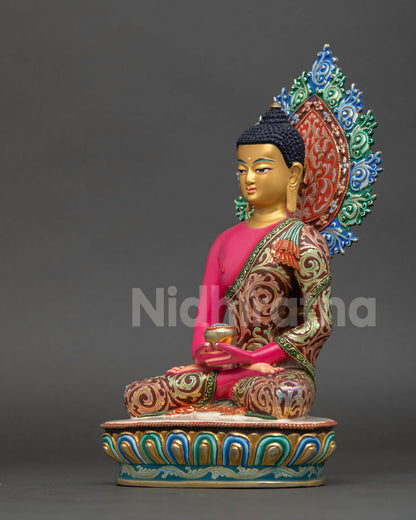 Amitabha Buddha Statue – Tibetan Handcrafted Figurine