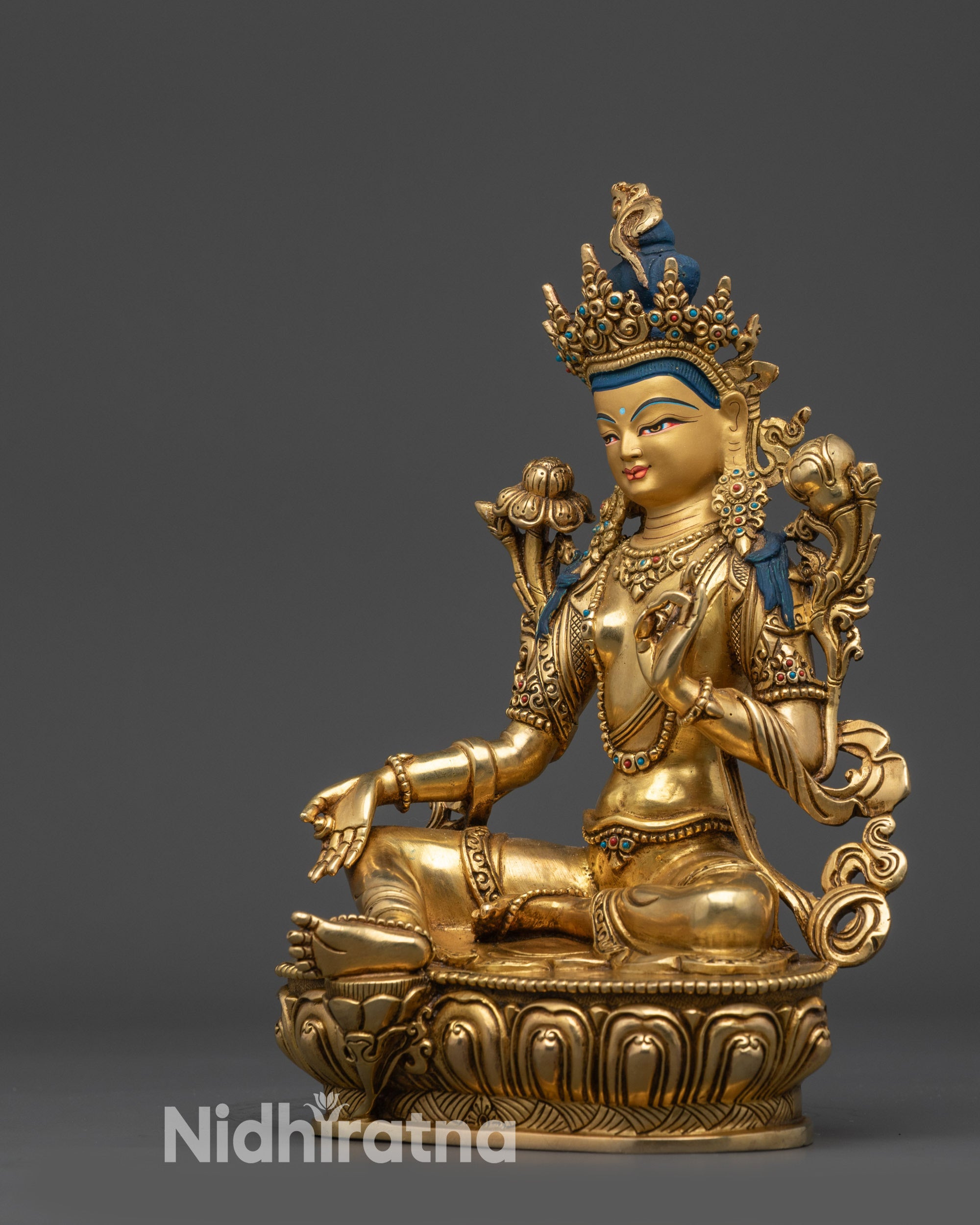 Green Tara Statue