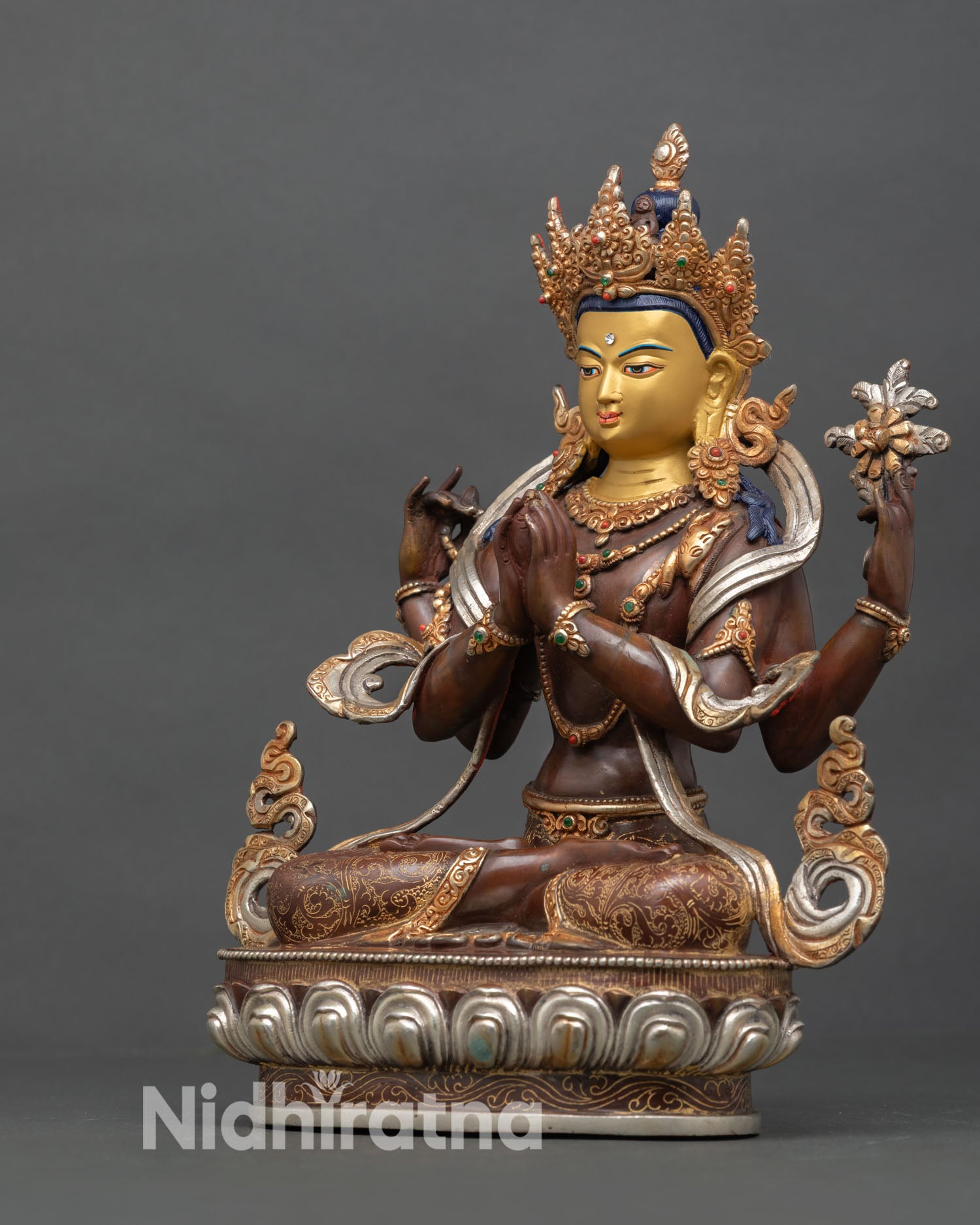 Handcrafted Chenrezig Statue – Symbol of Infinite Compassion