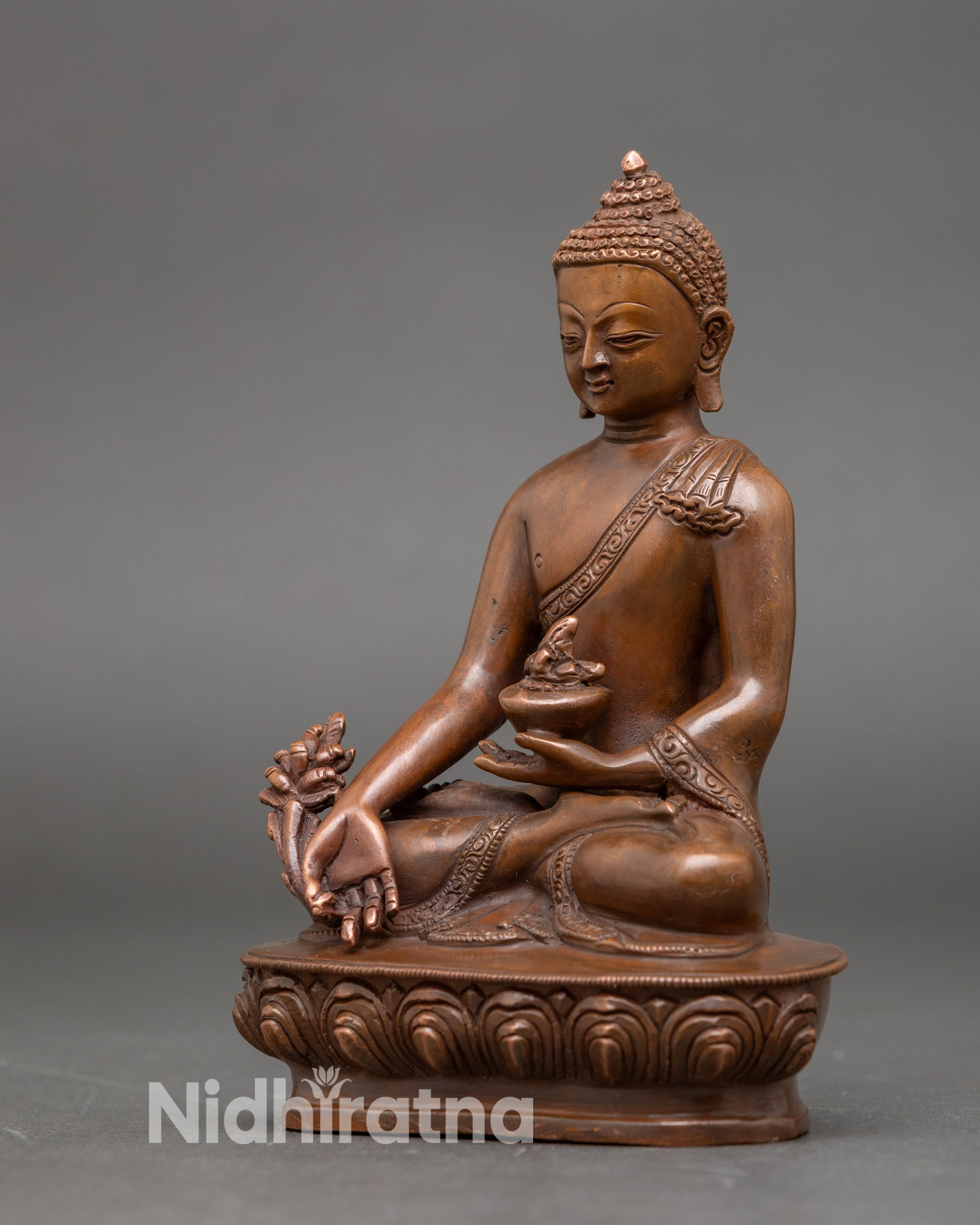 Medicine Buddha Statue for Spiritual Healing | Handcrafted Nepalese Art