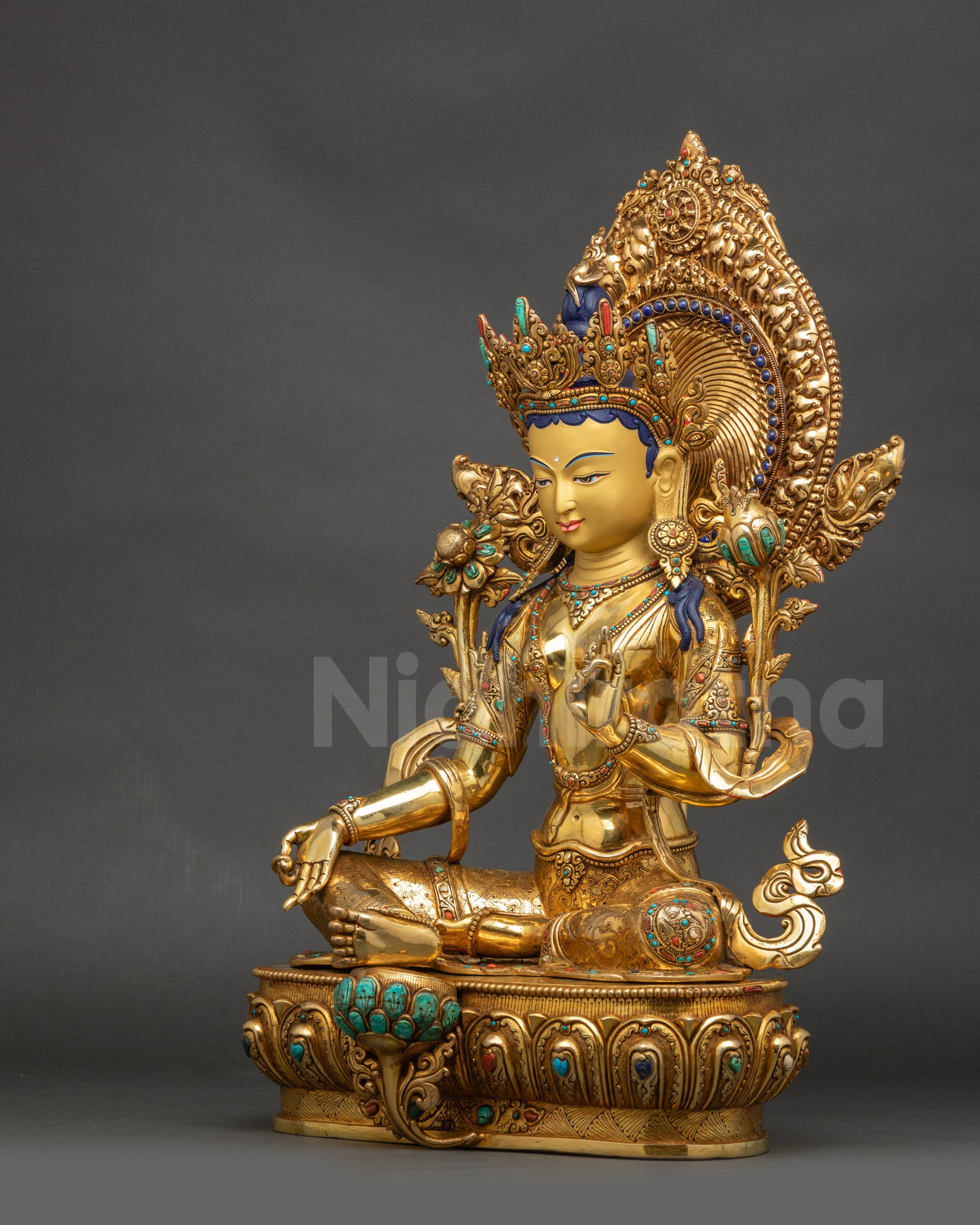 Green Tara Statue