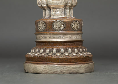 Handmade Kadampa Stupa | Sacred Shrine for Kadampa Buddhism