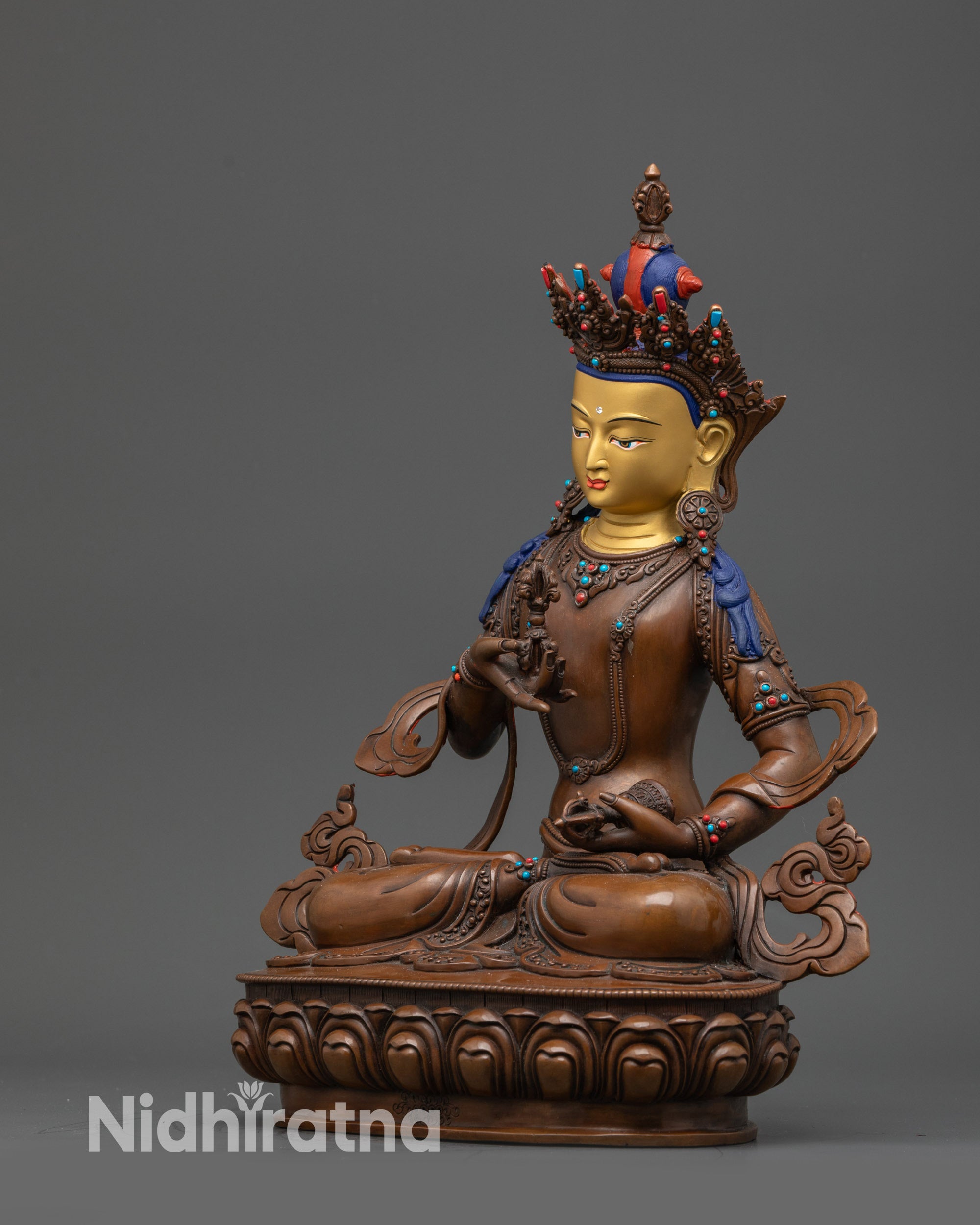 Vajrasattva Statue – Handcrafted Buddhist Altar and Meditation Figure