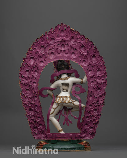 Tibetan Standing Machig Labdron Statue | Enlightened Feminine Energy