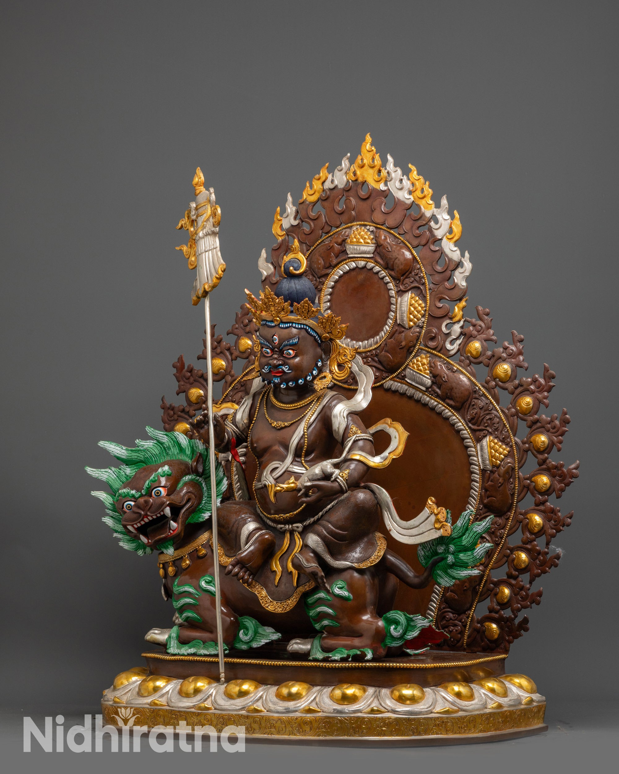 Tibetan Namtoshe Statue | Vaishravana Guardian King of Wealth Sculpture