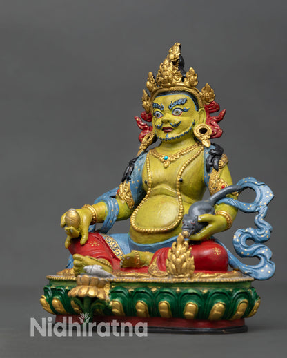 Dzambhala Sculpture for Sacred Home Decor