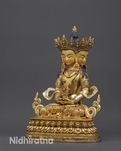 Supreme Enlightenment Vairocana Buddha Statue | Sacred Spiritual Idol