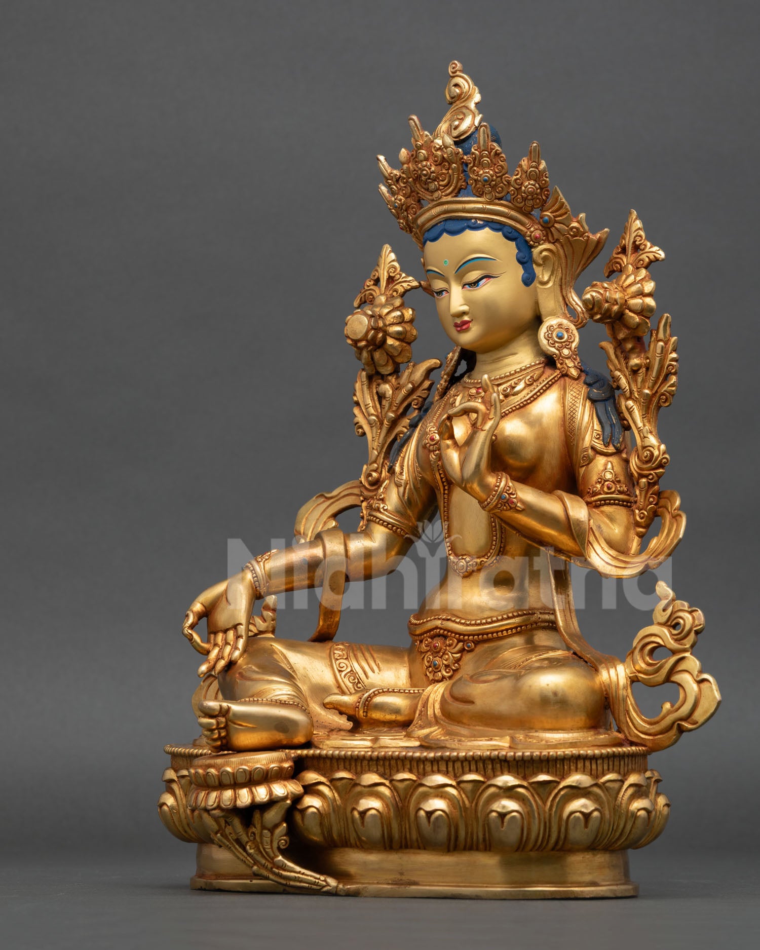Green Tara Statue | Tibetan Deity of Swift Compassion