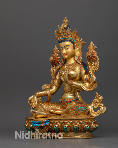 Green Tara: The Compassinate Female Buddha
