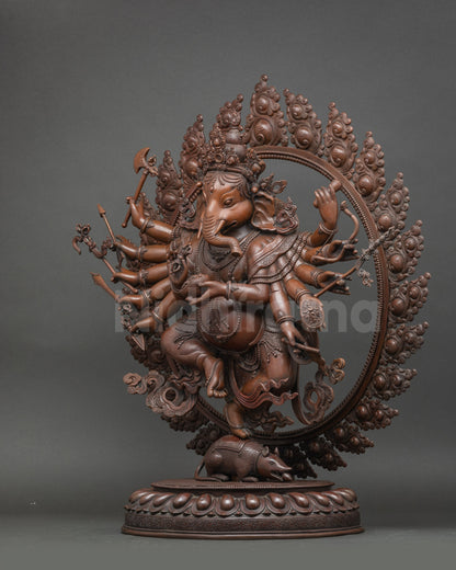Lord Ganesh Sculpture for New Beginnings and Good Fortune