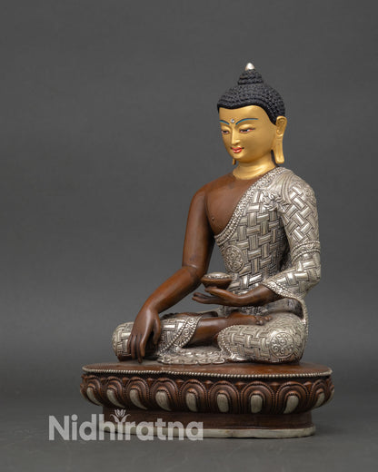 Shakyamuni Buddha Statue | Lost-Wax Copper Art from Nepal