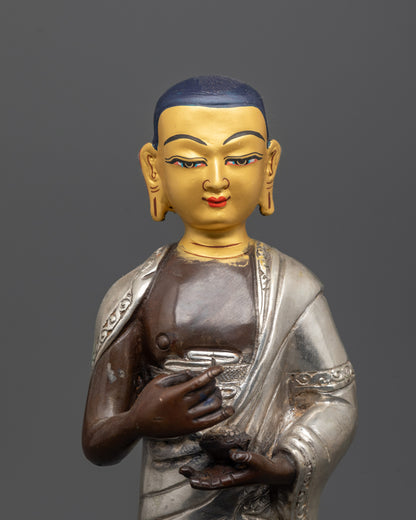 Shakyamuni Buddha with Disciples | Handcrafted Buddhist Statue