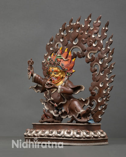 Mahakala Bernagchen Statue | Fierce Protector of Dharma