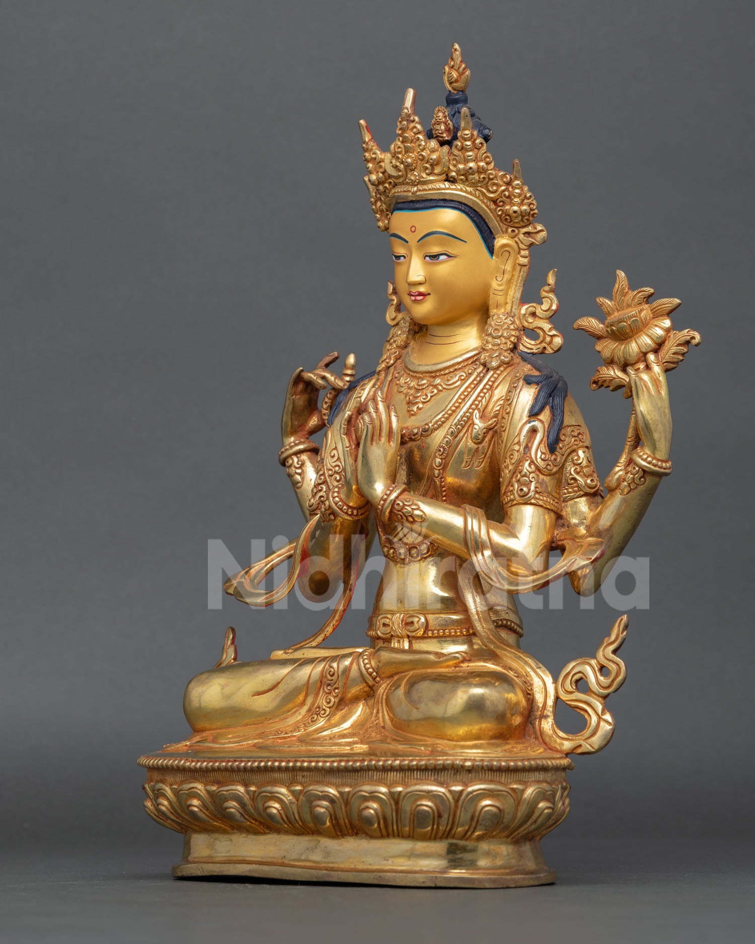 Chenrezig Statue - Bodhisattva of Compassion & Mercy