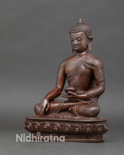 Shakyamuni Buddha Sculpture | Himalayan Altar Decor for Home