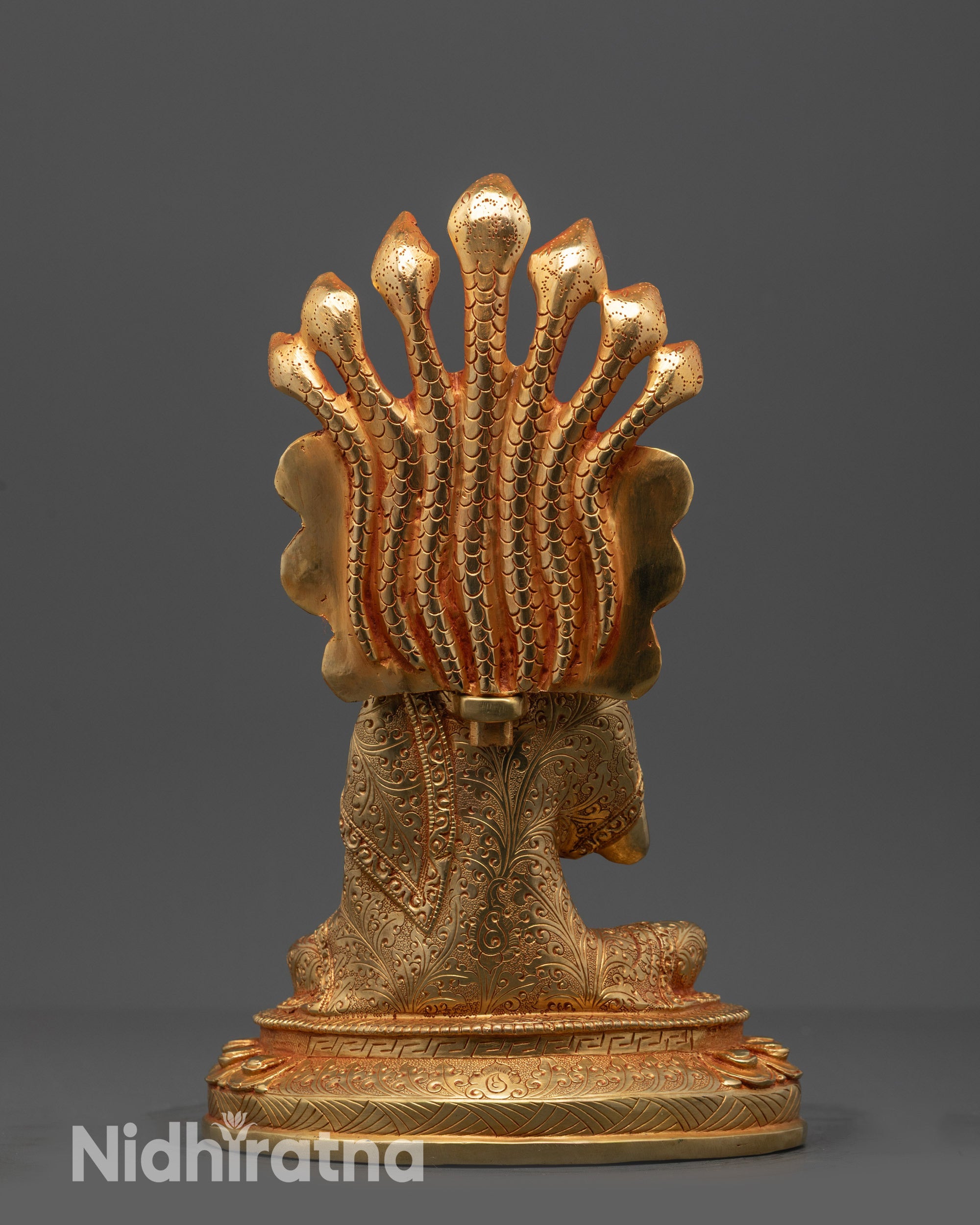 Handcrafted Copper Nagarjuna Statue | Mahasiddha Buddha from Nepal