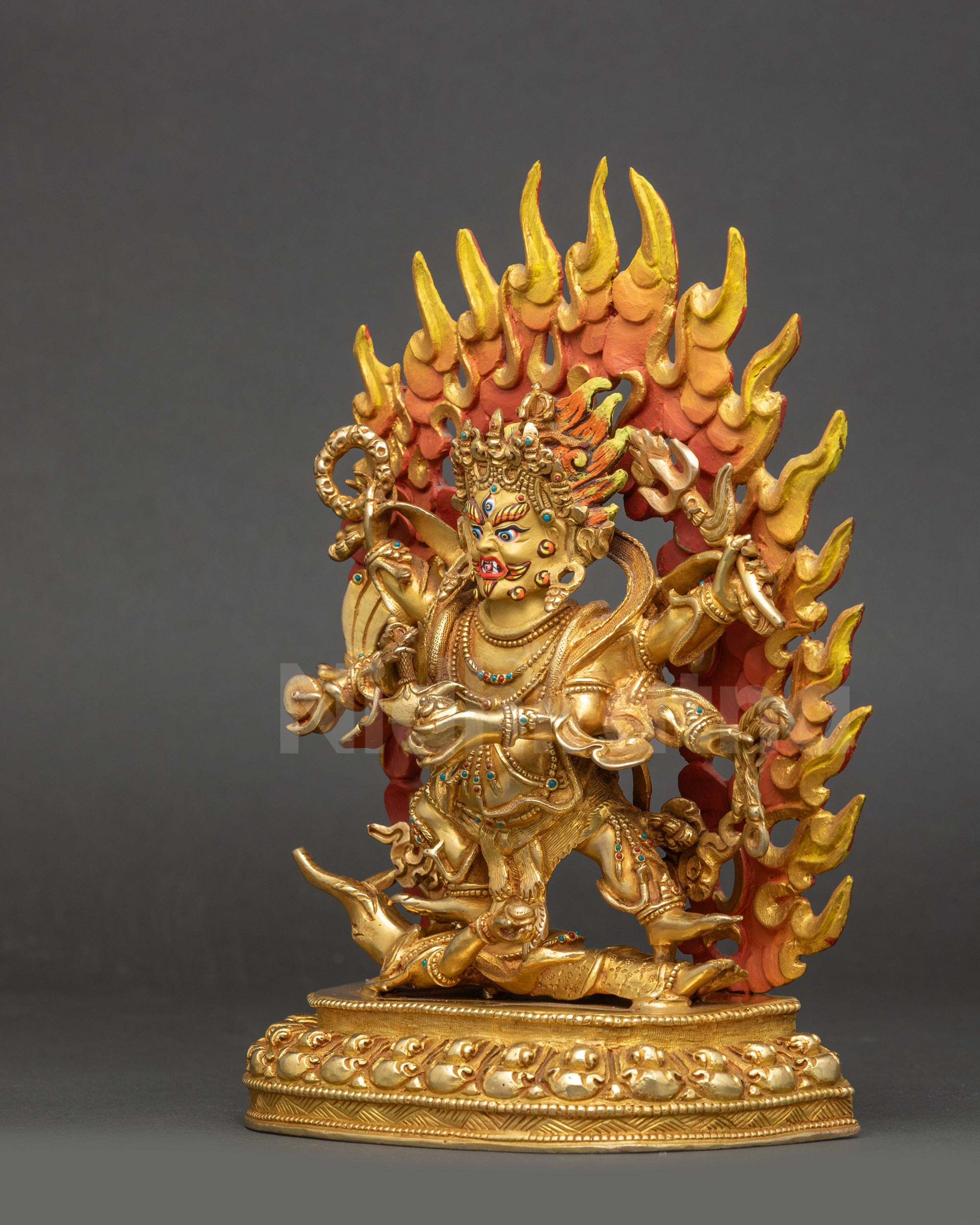 Six Armed Mahakala Statue
