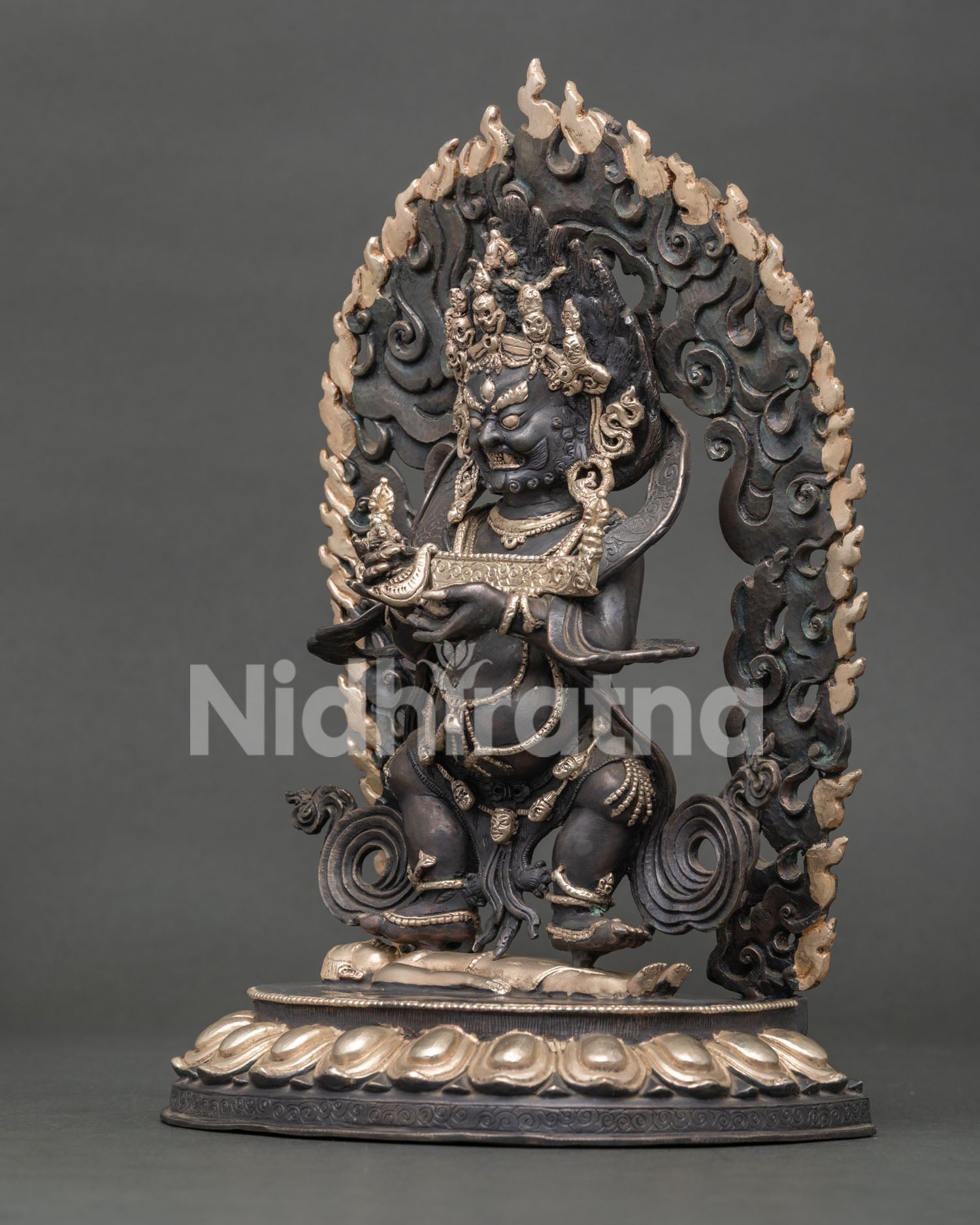 Sakya Mahakala Statue | Fierce Dharma Protector