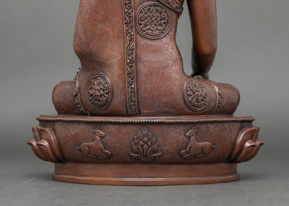Five Dhyani Buddha Statue Set for Meditation and  Spiritual Practice