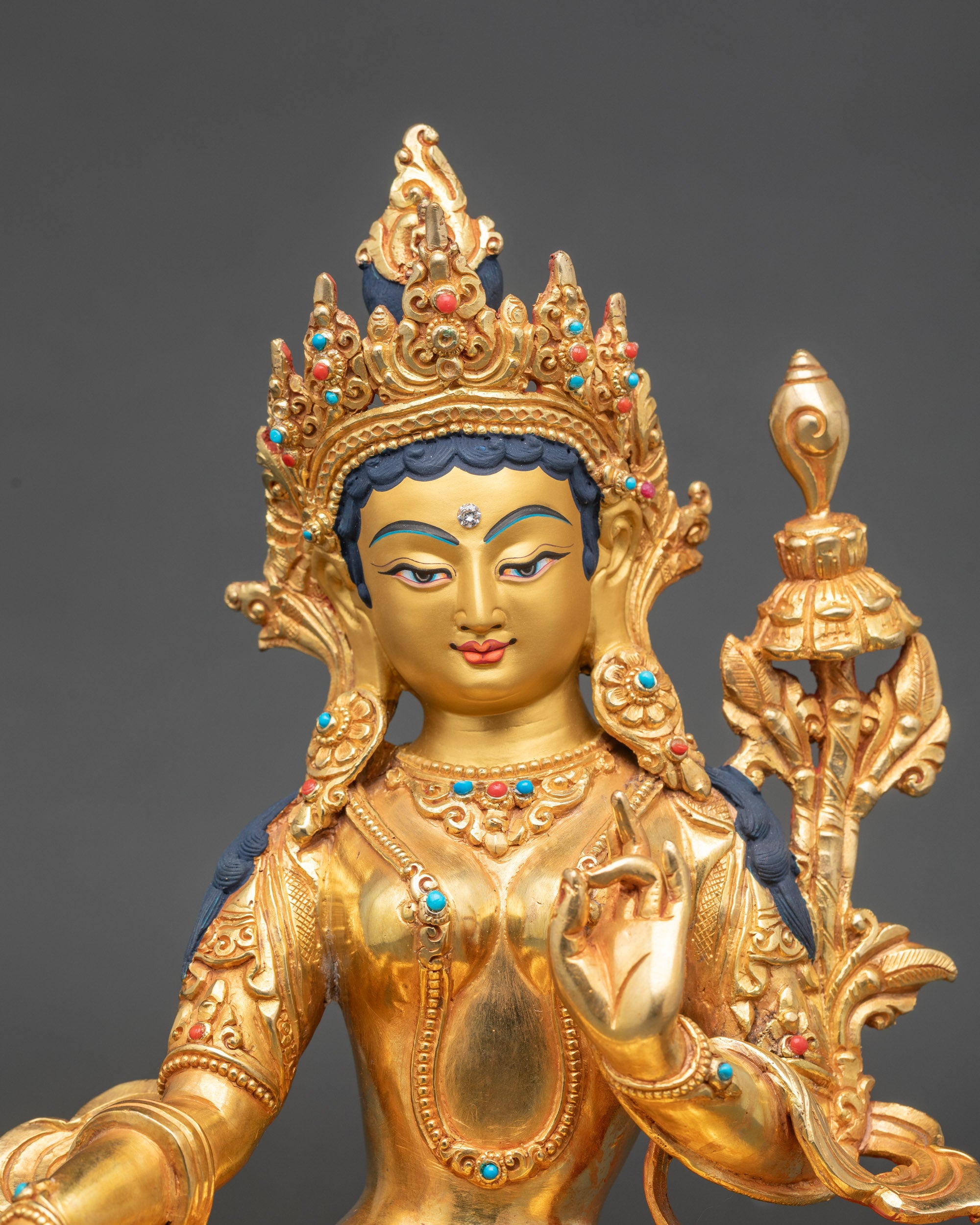 The Twenty-One Emanations of Tara – Complete 21 Tara Statue Set