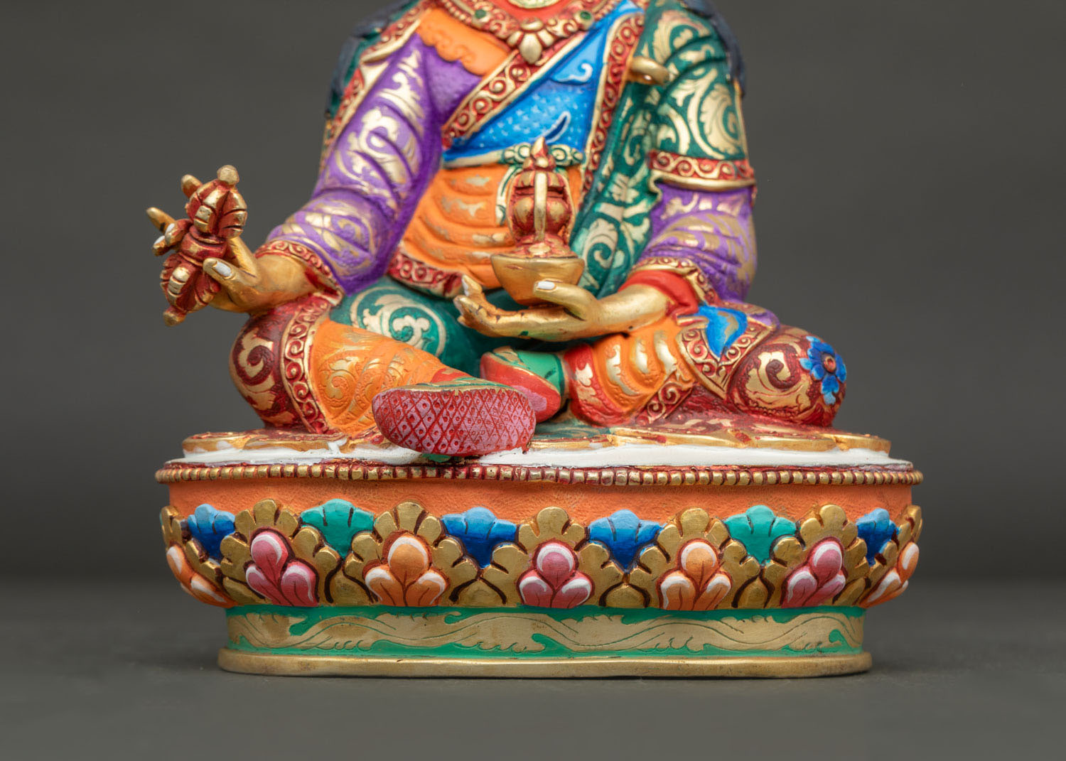 Guru Rinpoche Statue | Handcrafted Himalayan Buddhist Sculpture
