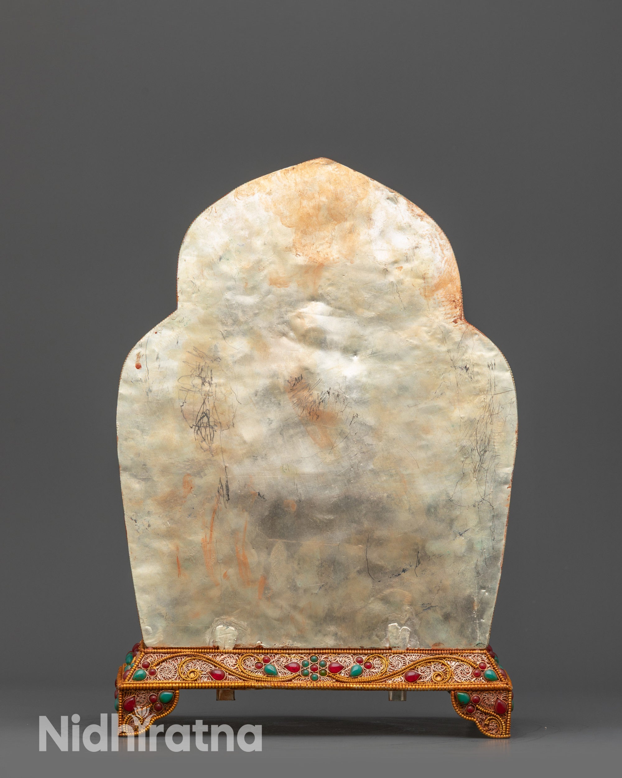 13" Hand-Carved Kartika Ritual Dagger with Throne | Ceremonial Tool