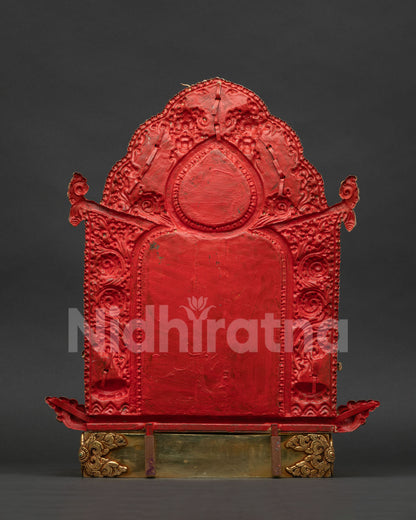 Enthroned Green Tara Statue | Mother of Liberation & Compassion